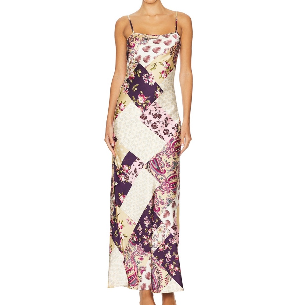 Floral Patchwork Maxi Dress; more to come